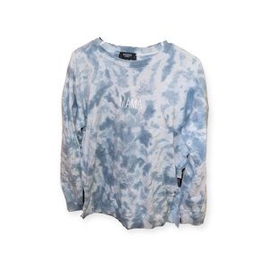 Tie dye mama maternity sweatshirt